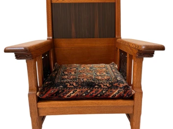Arts & Crafts Art Nouveau Armchair by Carel Adolph Lion Cachet, 1900s